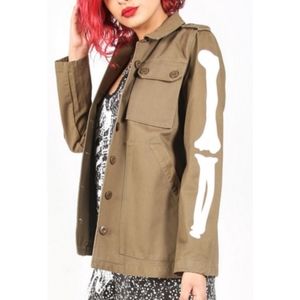Iron Fist Bone In Military Jacket